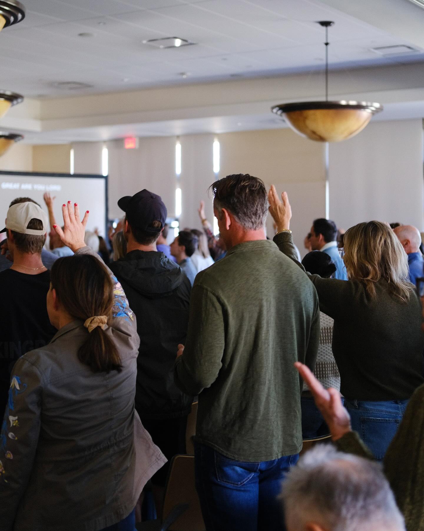 Staff working with clients